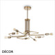 A3. Ideal Lux - Triumph - Unusual Antique Brass Modern Designer Multiple Pendant Light - A Magnificent Industrial Statement Piece for Any Contemporary Space A3. Ideal Lux - Triumph - Unusual Antique Brass Modern Designer Multiple Pendant Light - A Magnificent Industrial Statement Piece for Any Contemporary Space