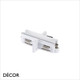 Nordlux - Link System Track Connector, 1 Circuit - White Modern Designer Ceiling Track Fitting - Creative Lighting for Home and Business