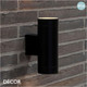 Nordlux - Tin Maxi, Double - Black Modern Designer Outdoor Wall Light - Minimalist Style Light for any Garden & Outdoor Area of a Home, Hotel & Bistro Nordlux - Tin Maxi, Double - Black Modern Designer Outdoor Wall Light - Minimalist Style Light for any Garden & Outdoor Area of a Home, Hotel & Bistro
