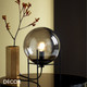 Nordlux - Alton - Smoked Grey Glass Globe Table Lamp - Contemporary Classic for a Living Room, Study, Reception Room or Bedside Nordlux - Alton - Smoked Grey Glass Globe Table Lamp - Contemporary Classic for a Living Room, Study, Reception Room or Bedside