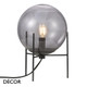 Nordlux - Alton - Smoked Grey Glass Globe Table Lamp - Contemporary Classic for a Living Room, Study, Reception Room or Bedside Nordlux - Alton - Smoked Grey Glass Globe Table Lamp - Contemporary Classic for a Living Room, Study, Reception Room or Bedside