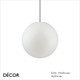 Ideal Lux - Sole, 3 Sizes - Matte White Water Resistant Modern Designer Spherical Pendant Light - Stunning Minimalism for any Space - for your Home, Bistro & Cafe Ideal Lux - Sole, 3 Sizes - Matte White Water Resistant Modern Designer Spherical Pendant Light - Stunning Minimalism for any Space - for your Home, Bistro & Cafe