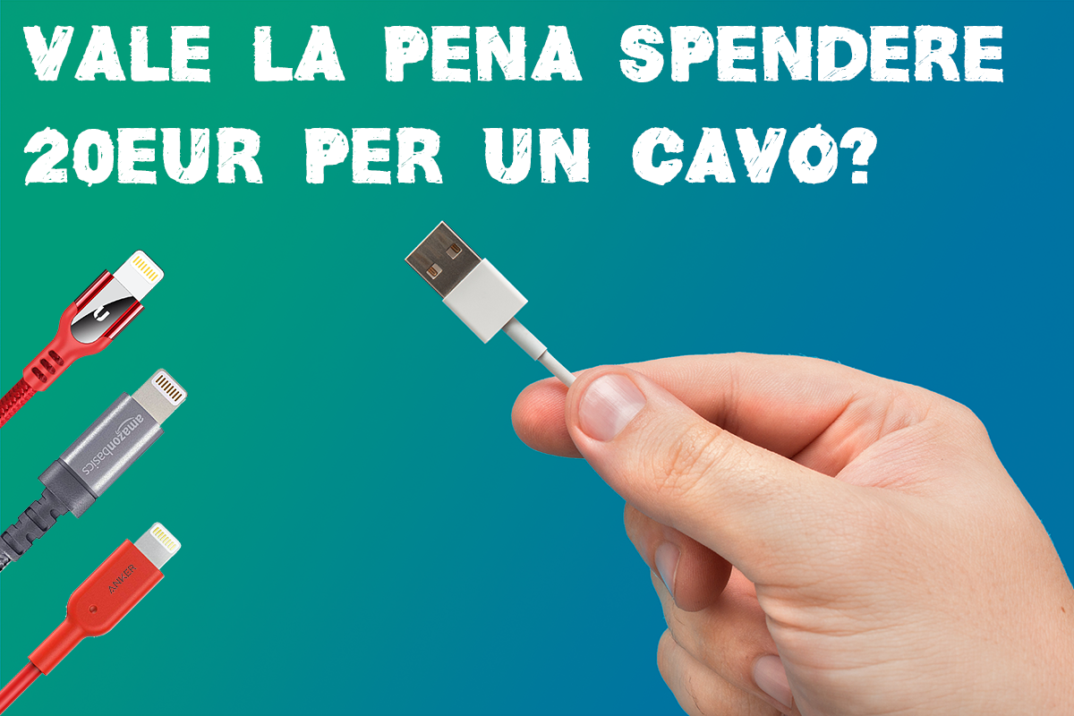 Cavo Lightning USB per iPhone 2,4 A 1 m Nero
