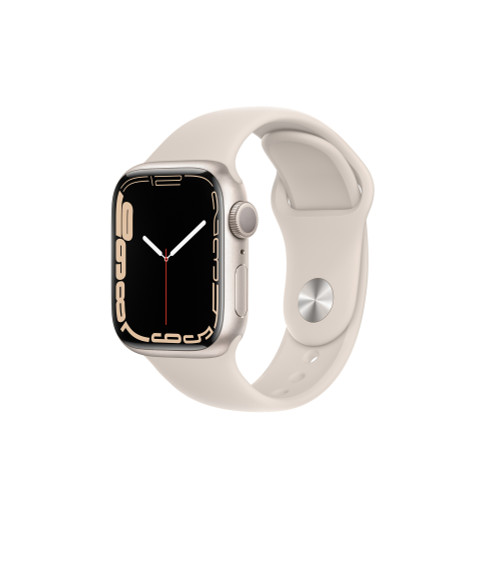 Apple Watch 7 Galassia (Bianco) 41 mm GPS + Cellular Ricondizionato