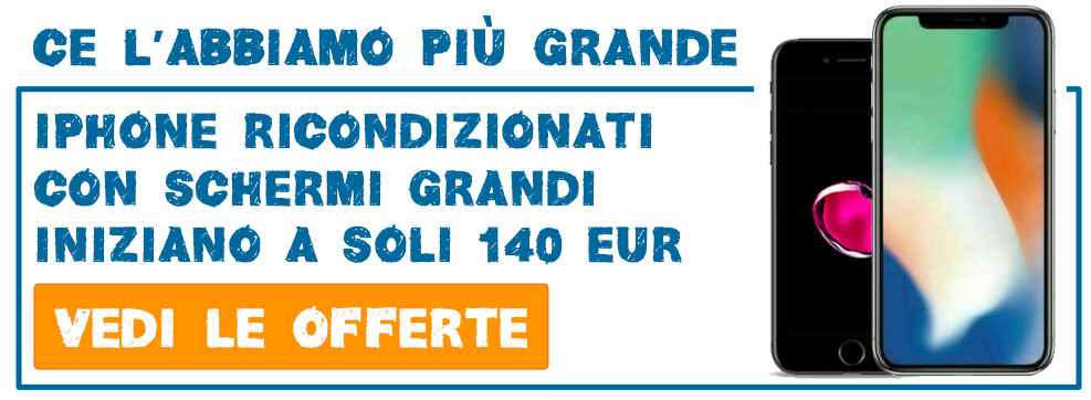 Promozione per iPhone con schermi più grandi