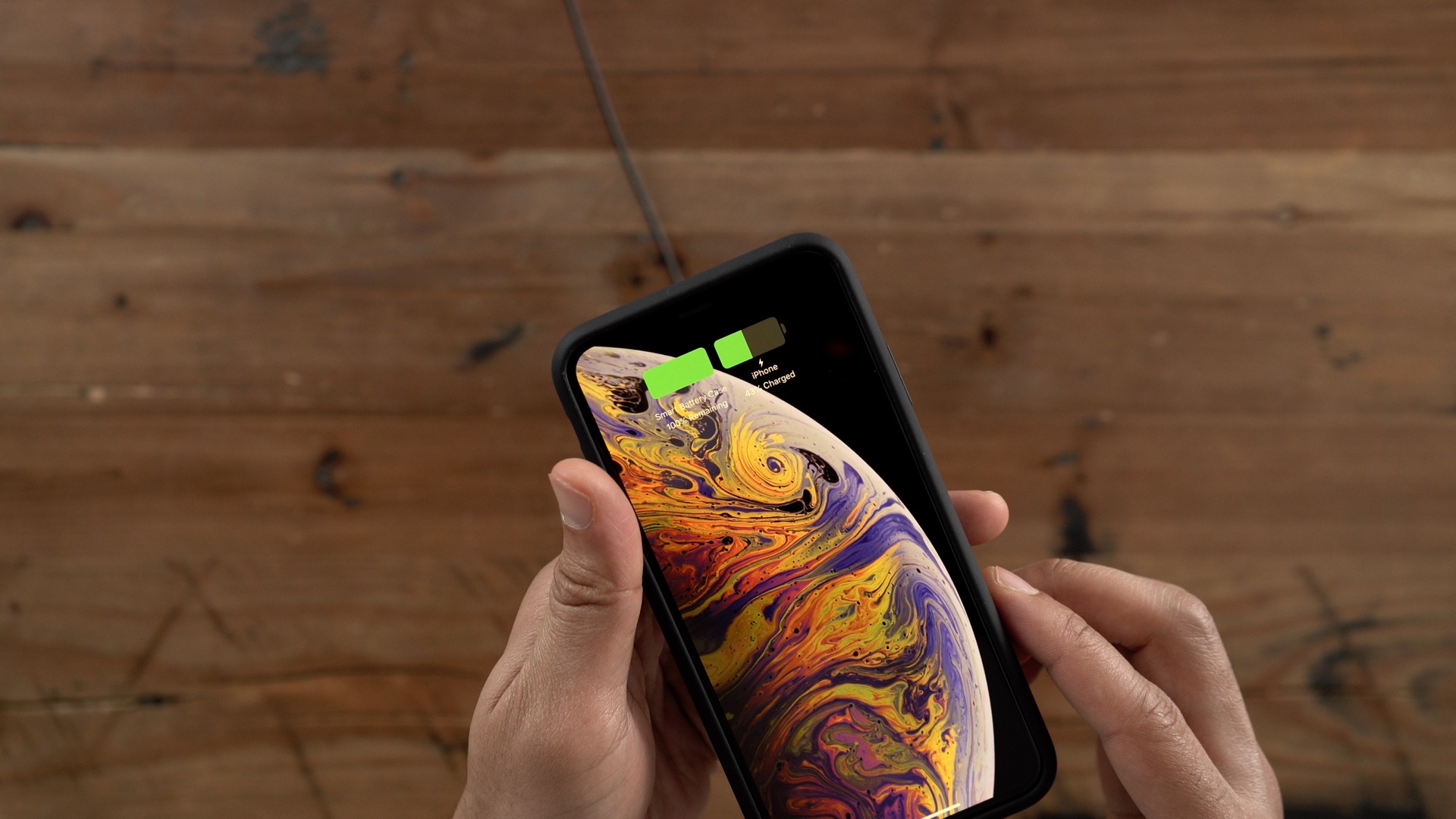 Come verificare il livello di batteria del tuo iPhone XS Smart Battery Case