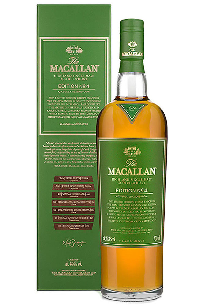 Macallan Edition No 4 Highland Single Malt Scotch Whisky