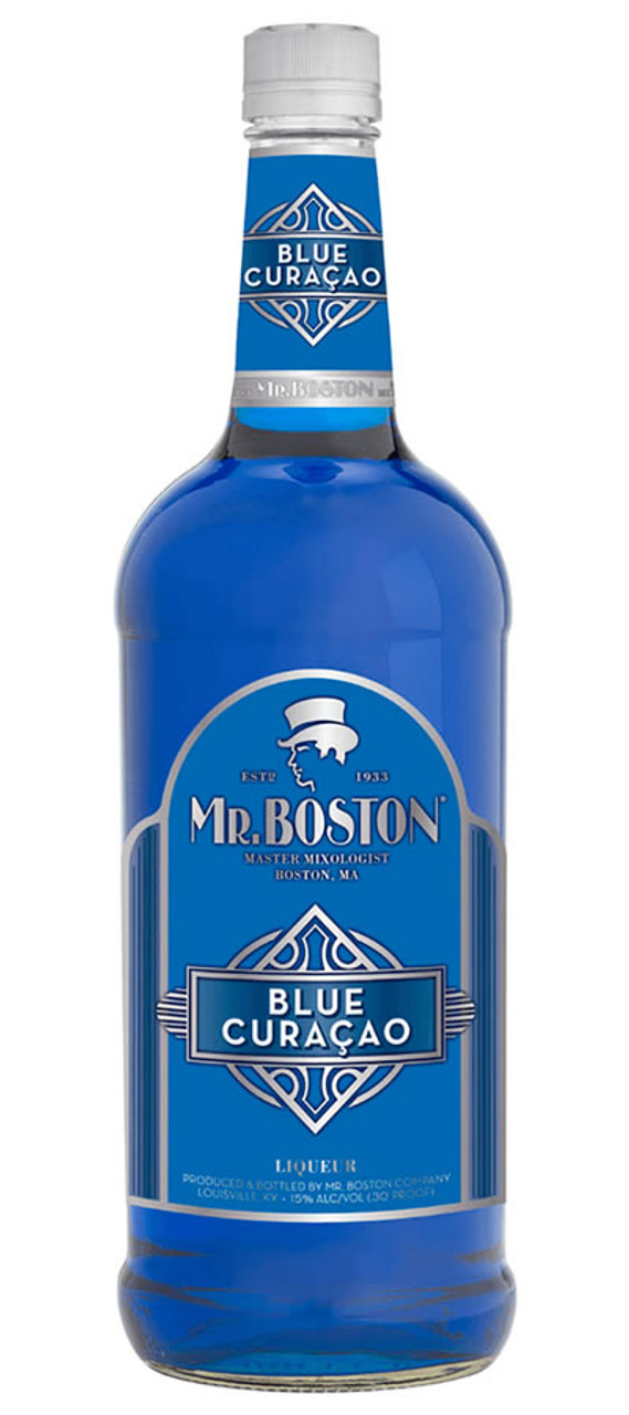 Mr Boston Blue Curacao Liqueur