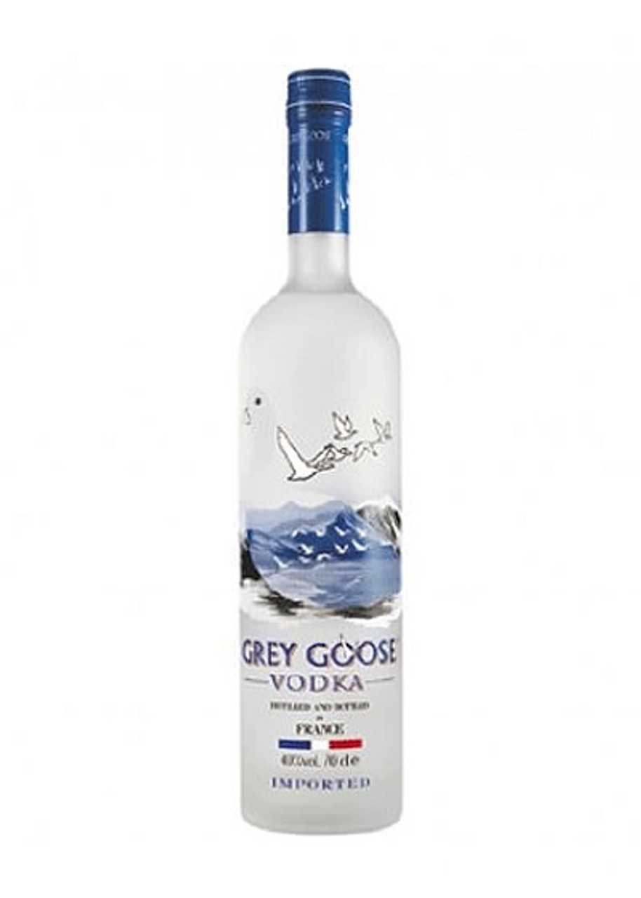 Grey Goose Vodka Gift Set w/2 Martini Glasses 750ml