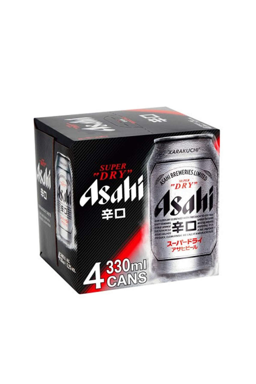 Asahi Super Dry 4Pk Cans