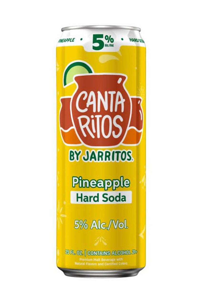 Jarritos Cantaritos Pineapple Hard Soda 25OZ