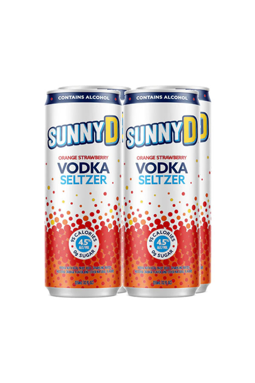 Sunny D Vodka Hard Seltzer, 4 pk / 12 fl oz - Metro Market