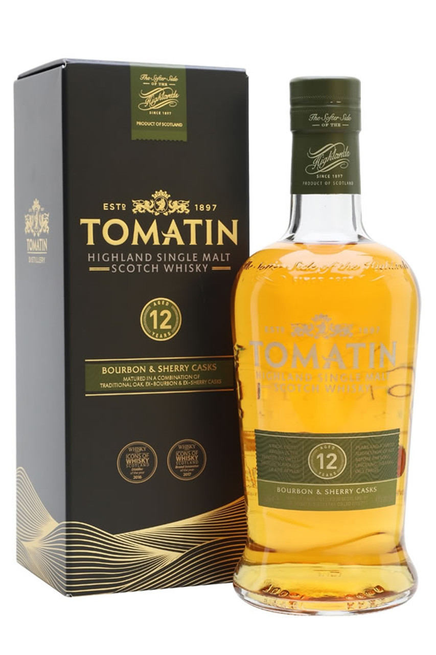 Single Highland Year Malt Whisky 12 Tomatin