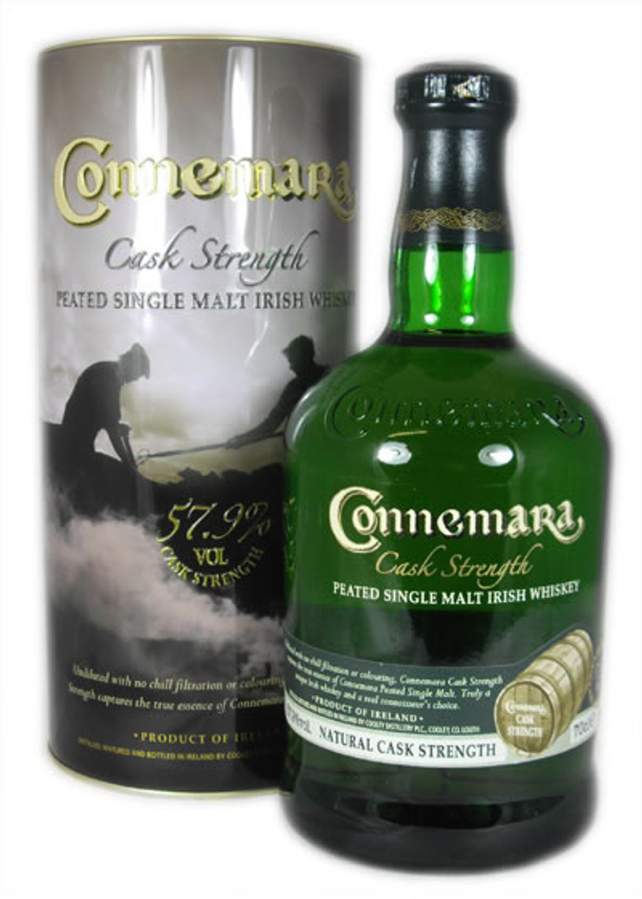 Connemara Cask Strength Peated Single Malt Irish Whiskey