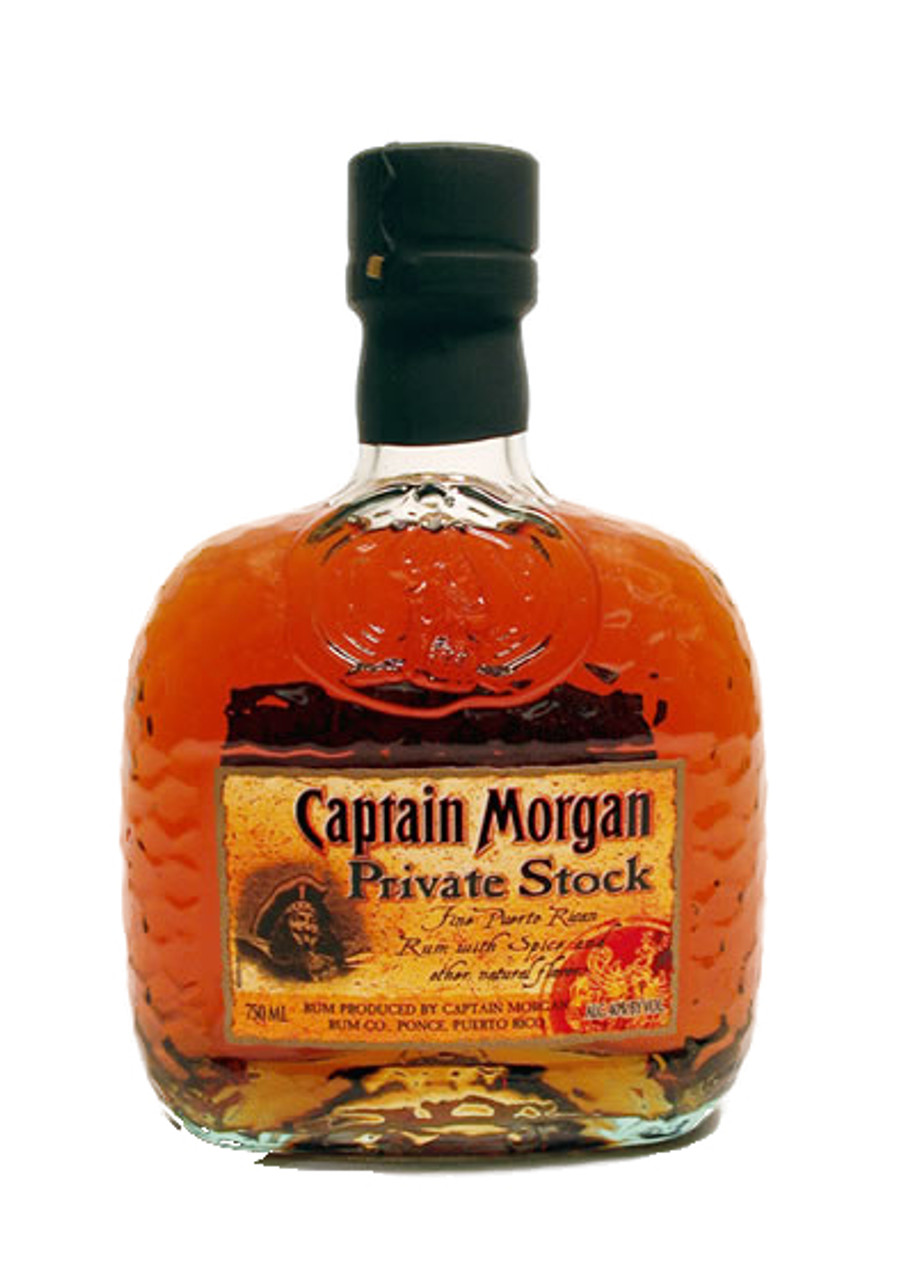 captain morgan private stock label