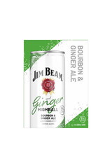 Jim Beam Ginger Highball Bourbon Seltzer 4PK