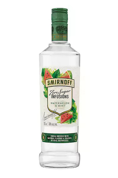 Smirnoff Zero Sugar Infusions Watermelon & Mint