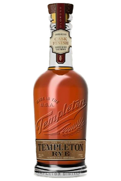 Templeton Oloroso Sherry Cask Finish Rye Whiskey