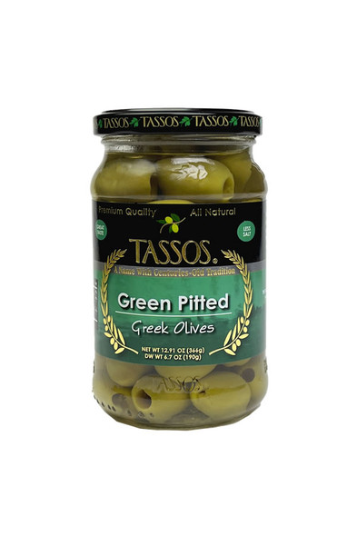 Tassos Green Pitted Olives