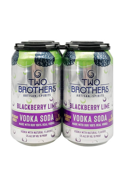 Two Brothers Blackberry Lime Vodka Soda