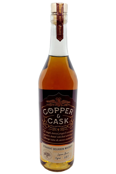 Cooper & Cask Liquor Barn Single Barrel 4 Year 58% Wheated Bourbon Whiskey