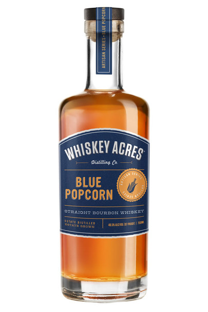 Whiskey Acres Blue Popcorn Bourbon