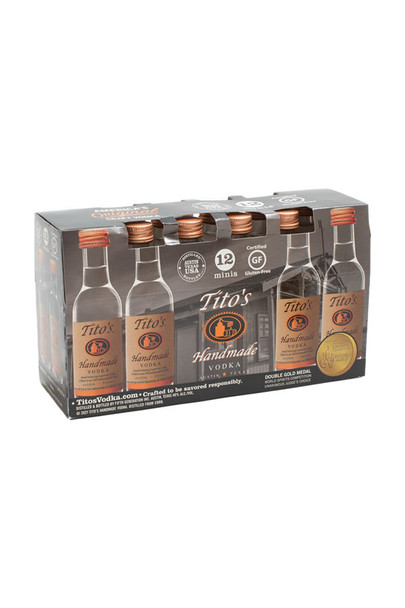 Tito's Handmade Vodka 50ML 12Pk