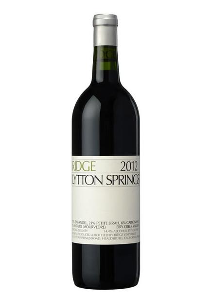 Ridge Vineyards Lytton Springs Zinfandel 2012