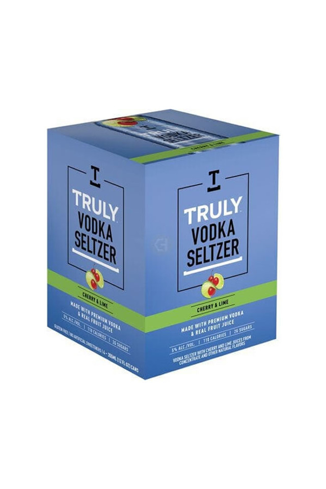 Truly Vodka Seltzer Cherry And Lime 3069