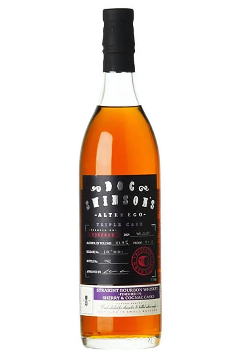 Doc Swinsons Cask Strength Bourbon Whiskey Finished In Sherry And Cognac Casks 1428