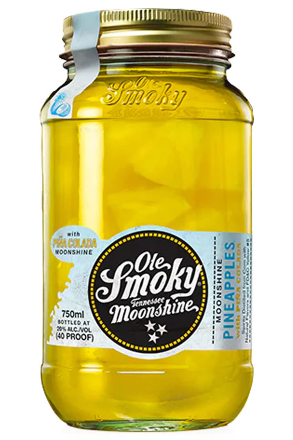 Ole Smoky Banana Pudding Cream Moonshine   Ole Smoky Moonshine Pineapples With Pina Colada  31341.1658779931 