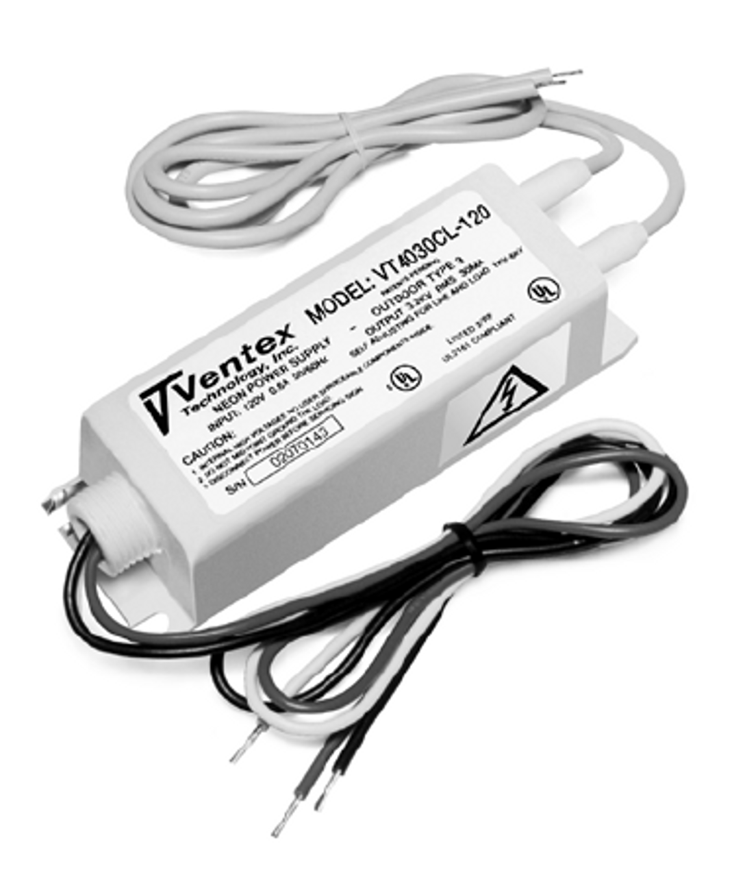 Ventex 4000v 30 mA 277v  Electronic Neon Transformer
