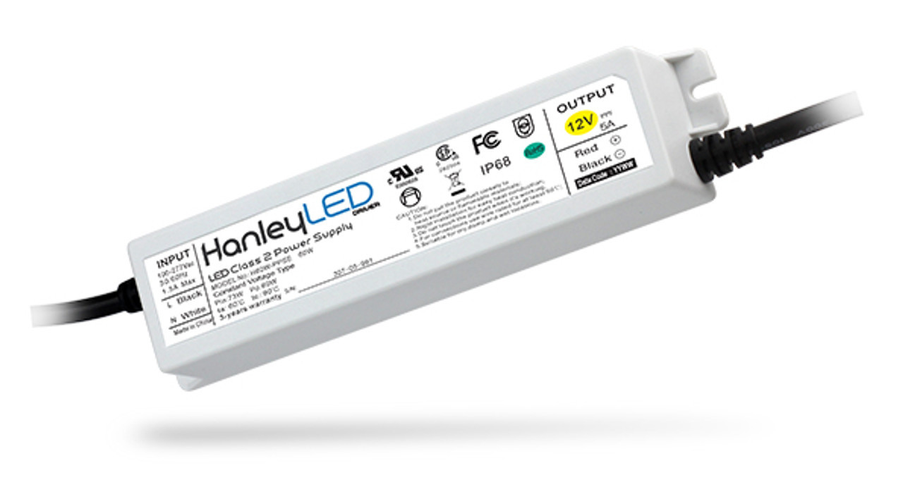 HanleyLED 12 Volt 60 Watt Power Supply (Efficient)