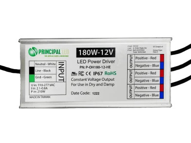 Principal Sloan LED 12 Volt 180 Watt Triple Power Supply