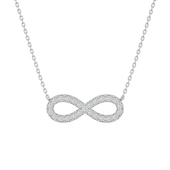 Diamond Infinity Necklace