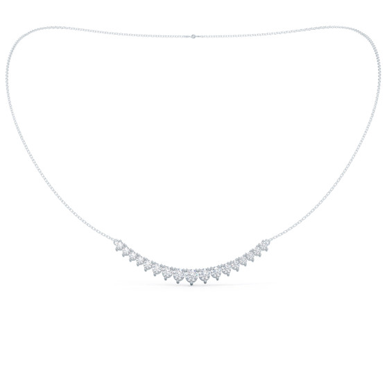 Diamond Tennis Choker 18k Gold - Tennis Chain Necklace