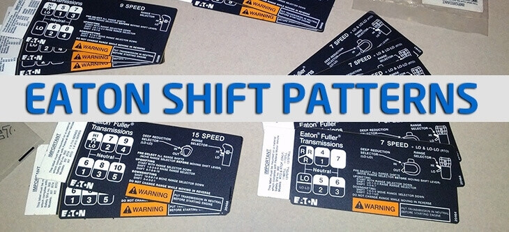 Eaton Fuller Shift Label Patterns