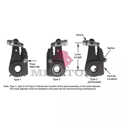 Meritor Assembly-Asa-1.25-10 P/N: R802001