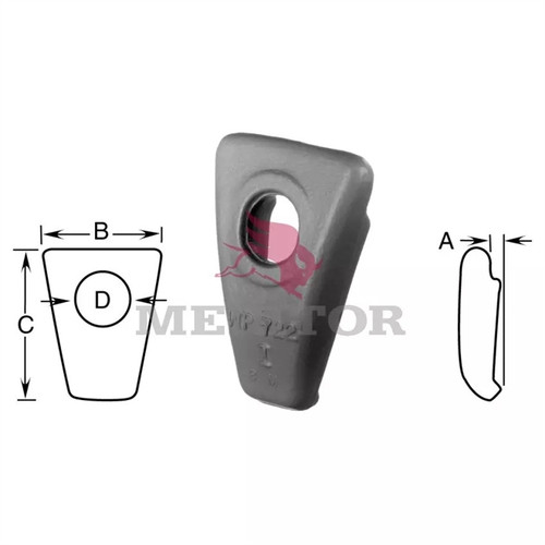 Meritor Clamp Rim P/N: R009023