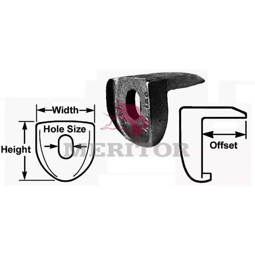 Meritor Clamp-Rim P/N: R005781