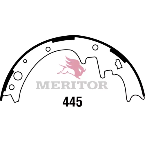 Meritor Brake Shoe P/N: R46445