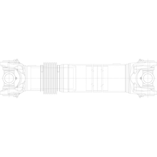 Dana Spicer Driveshaft P/N: 170Ia55013C-70M or 170Ia55013C70M