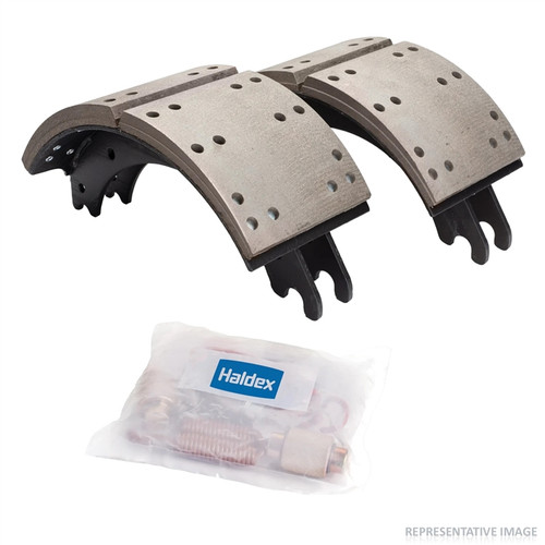 GN4515X5G Midland Haldex Brake Shoe Kit - 16-1/2" x 7", FMSI 4515, S-Cam, Includes Hardware