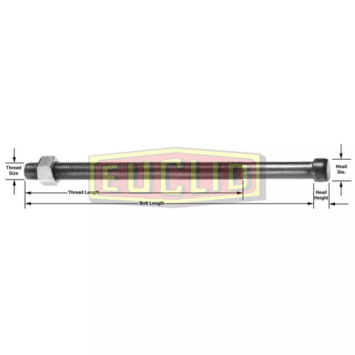 Meritor Spring Ctr Bolt P/N: E3199A