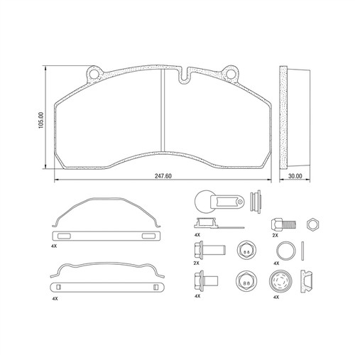 Midland Haldex Standard And Heavy P/N: MPBD1441CV