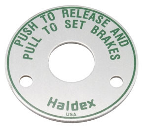 Midland Haldex Name Plate P/N: K1451517
