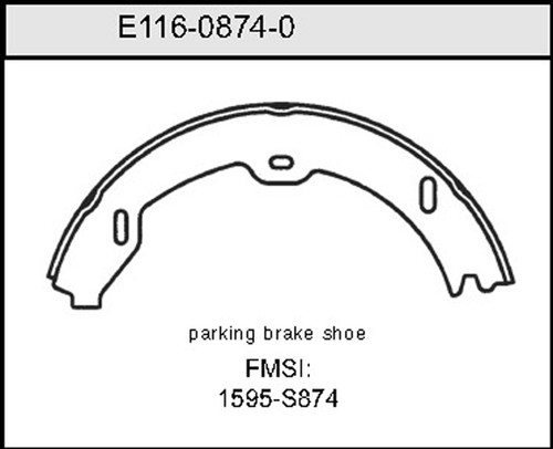 Bendix Brake Shoe P/N: E11608740