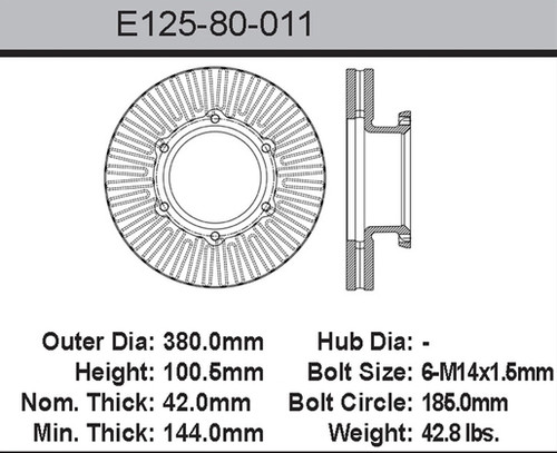 E12580011 Bendix Rotor