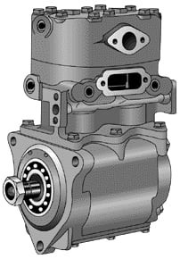 Midland Haldex Compressor Reman P/N: 283577X