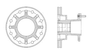 E12570147 Bendix Rotor